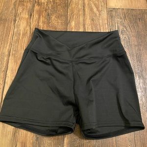 Black biker shorts